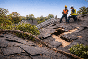 insurance coverage for storm damaged roofs
